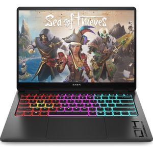 HP Omen 14-fb1097ng (14", 2000 GB, 64 GB, DE, Intel Core Ultra 9 285H), Notebook, Zwart