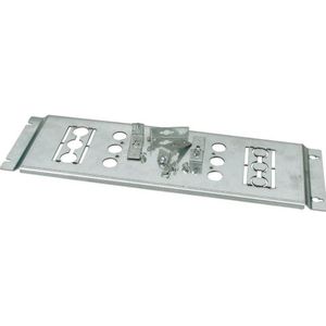 Eaton Montageplaat, + montagekit, voor NZM2, horizontaal, 4p, HxB=200x600mm 110256, Accessoires voor serverkasten, Zilver