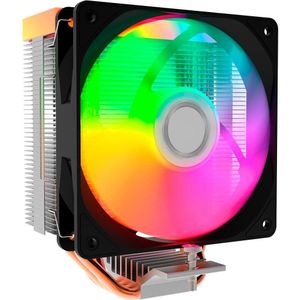 CoolBox COO-VCPU-4-ARB - Cooling Base - Zwart - Aluminium