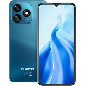 Oukitel C51 (128 GB, Blauw, 6.80", Dubbele SIM, 4G), Smartphone, Blauw