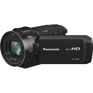 Panasonic HC-V808EG-K (8.57 Mpx, 50p, 24 x), Videocamera, Zwart