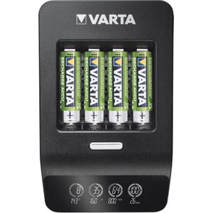 LCD Ultra fast  charger 57685 Varta met 4 x AA 2100mAh