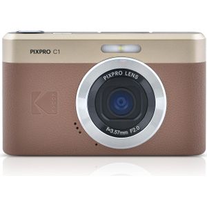 Kodak - Pixpro C1 - Camera - Bruin - 16 Megapixels - 5-voudige Optische Zoom