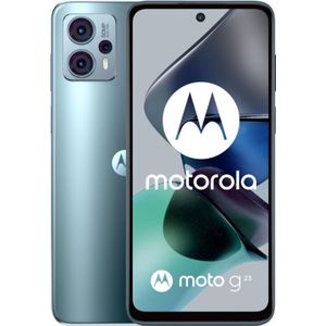 Motorola Moto G23 (128 GB, Staalblauw, 6.50"", Dubbele SIM, 50 Mpx, 4G), Smartphone, Blauw