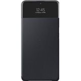 Samsung Smart S View Portemonnee Cover voor A325F Galaxy A32 4G - zwart (Melkweg A32), Smartphonehoes, Zwart