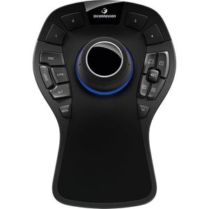 3Dconnexion SpaceMouse Pro (Bedraad), Muis, Zwart