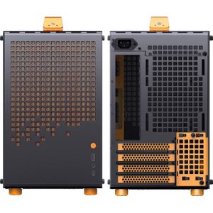 Jonsplus - MATX Handle Case - Mini Tower - Zwart - Staal