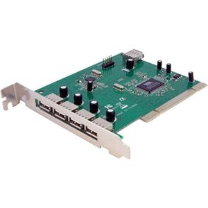StarTech 7-poorts PCI USB 2.0-adapterkaart, Controlekaart
