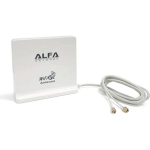 Alfa Network ARS-WIFI6E-M2 - ARS-WIFI6E-M2, WiFi 6E binnen-omni-antenne (RP-SMA) (WiFi), Netwerkantenne