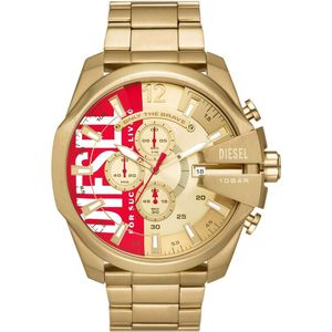 Diesel, Horloge, Mega Chief, Goud, (Analoog horloge, 51 mm)