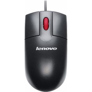 Optical - 3 Button Mouse - USB - Zwart - Ergonomisch