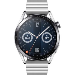 Huawei Horloge GT 3 Elite Edition (46 mm, Roestvrij staal, Eén maat voor iedereen), Sporthorloges + Smartwatches