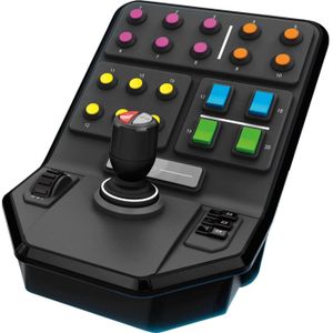 Logitech G Saitek Boerderij Sim Voertuig Zijpaneel (PC), Controller, Zwart