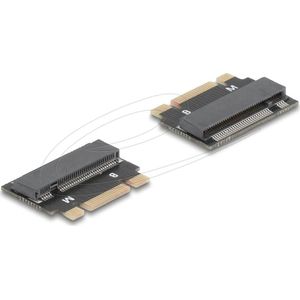 Adapter - M.2 verlengstuk - HQ Products - PCIe x2 Rev. 4.0 / SATA