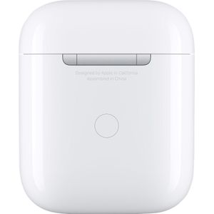 Apple Hoesje voor draadloos opladen (Hoofdtelefoon hoes), Hoofdtelefoon Tassen + Beschermende Covers, Wit