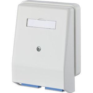 Metz, Stopcontacten, Connect OpDAT 4 AP 2xSC-D UPC OS2 (keramisch) zuiver wit 150112E202-E