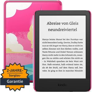 Amazon Kindle Kids 2022 eReader met 300 ppi, 16GB, Unicorn Valley (6"", 16 GB, Roze), eReader, Roze