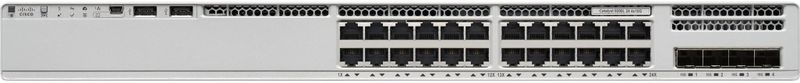 Cisco - C9200L-24T-4X-E - Netwerkschakelaar - Grijs - 24-poorts