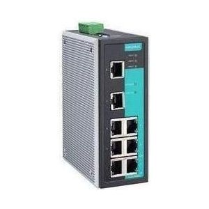 Moxa EDS-408A-T - Ethernet-switch op instapniveau met 8 10100BaseT(X)-poorten, werkend op (8 ports), Netwerkschakelaar