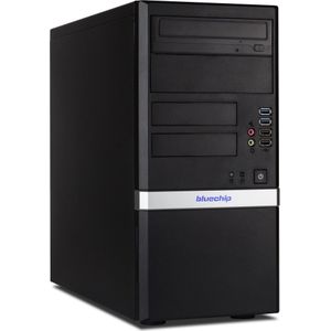 bluechip BUSINESSline L3386 *Green* Intel® Core™ i3 i3-12100 8 GB DDR4-SDRAM 500 GB SSD Windows 11 Pro Mini Tower PC Zwart