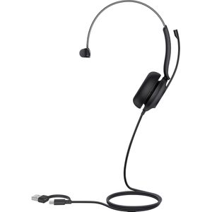 Yealink UH35 Mono - Kantoorheadset - Bedraad - USB-C/A - Geoptimaliseerd voor Microsoft Teams