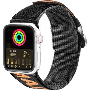 Dux Ducis Bandje (buitenversie) voor Apple Watch Ultra, SE, 8, 7, 6, 5, 4, 3, 2, 1 (49, 45, 4 (49 mm, 45 mm, 44 mm, 42 mm, Nylon, Roestvrij staal), Horlogebandjes, Zwart