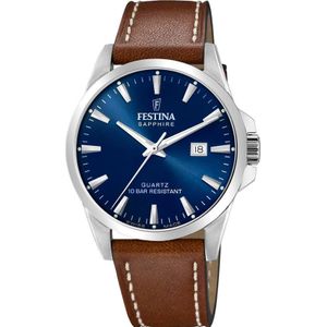 Festina, Horloge, Zwitsers fabrikaat, Blauw, (Analoog horloge, 41 mm)