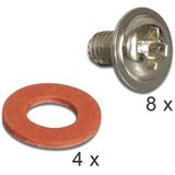 Delock HDD installatiekit, 2,5" HDD in 3,5"., Accessoires voor harde schijven
