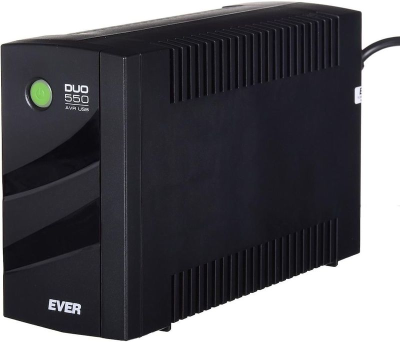 Ever Ups Duo 550 Pl Avr USB (550 VA, 330 W, Lijninteractief UPS), UPS