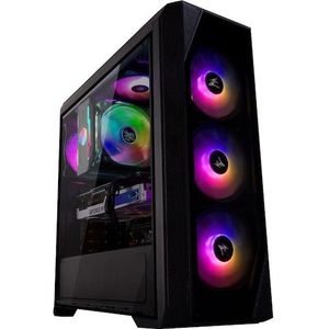 Zalman N5 TF ATX, RGB ventilator x4, T/G (ATX, Mini-ITX), PC-behuizing, Zwart