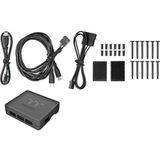 Thermaltake - Riing Quad Radiator Fan - 3 Pack - Zwart - TT Premium Edition