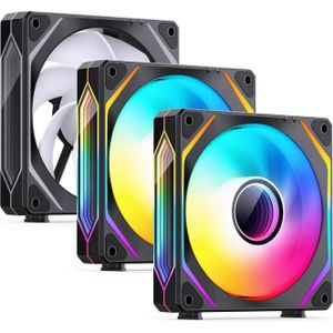 Jonsbo - ZL-120BR - Ventilator - 120 mm - 3-Pack - ARGB Verlichting