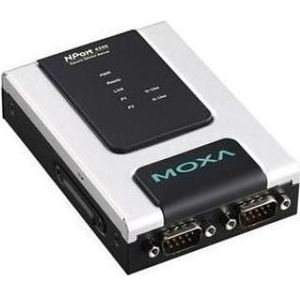 Moxa NPORT 6250 - 2-poorts RS-232422485 naar Ethernet beveiligde apparaatserver, Data converter