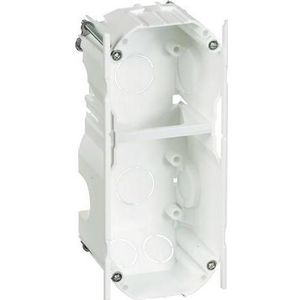 LK OPUS 66 doos voor inlegfront wit 212 module horizontaal, Koptelefoon