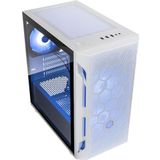 Silverstone - Fara H1M Pro - Micro-ATX Behuizing - Wit - Gehard Glas