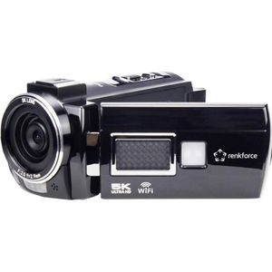 Renkforce - RF-DV-200 - Videocamera - Zwart - 5K Beeldresolutie - 8 Megapixel