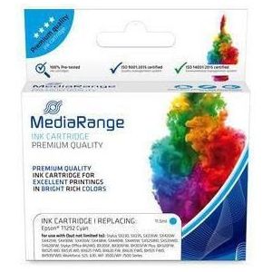 MediaRange - MRET129C - Inktcartridge - Cyaan - 1 stuk
