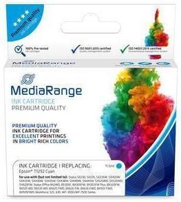 MediaRange - MRET129C - Inktcartridge - Cyaan - 1 stuk