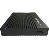 LC-POWER - LC-25U3-C - Externe Behuizing - Zwart - Aluminium Legering - USB-C