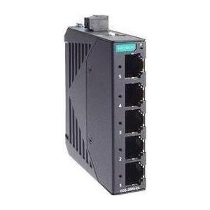 Moxa EDS-2005-EL-T - Onbeheerde Fast Ethernet-switch met 5 10100BaseT(X)-poorten, 122448 stroomingang, m (5 ports), Netwerkschakelaar