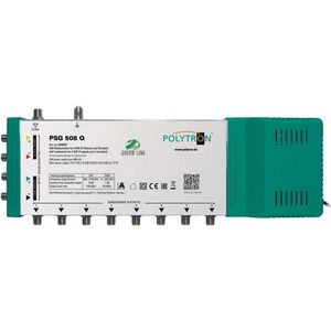 Polytron Green Line PSG 508 Q 5/8 multischakelaar, Quad of Quattro LNB's kunnen worden gebruikt (Digitaal, (Multischakelaar), Satelliet accessoires