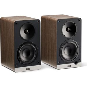 ELAC Debuut ConneX DCB41 actieve stereoluidsprekerset *walnoot* (1 paar, 120 W), HiFi + Home Cinema luidsprekers, Bruin