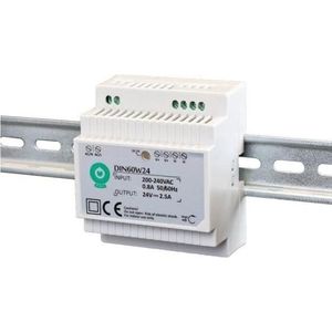 POS Power - DIN60W24 - Din-railvoeding - 24 Volt - 60 Watt - 2,5 Ampère