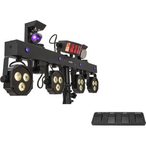 Eurolite Set LED KLS Scan Next FX compacte lichtset + voetschakelaar, DJ-apparatuur