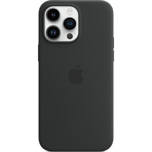 Apple Siliconen etui met MagSafe (iPhone 14 Pro Max), Smartphonehoes, Zwart