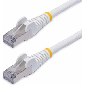 StarTech com 2m Witte CAT8 Ethernetkabel, Snagless RJ45, 25G/40G, 2000MHz, 100W PoE++, S/FTP, 26AWG (S/FTP, 2 m), Netwerkkabel