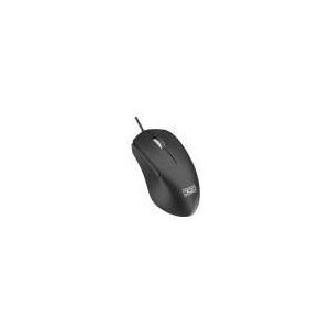 3GO Raton Lilo Negro USB, Muis, Zwart