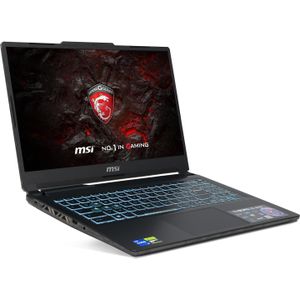 MSI Cyborg 15 A13VE-1005 i5 16 N bk DOS (15.60", 512 GB, 16 GB, DE, Intel Core i5-13420H), Notebook, Zwart