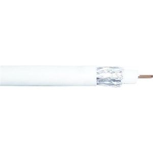 Connectech SX antenne coax 75DB 5.8mm 10m wit, Videokabel