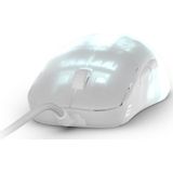 Endgame Gear OP1 RGB White Frost - Muis - Bedraad - PixArt PAW 3395 - Kailh GX mechanische switches - 26.000 DPI - wit